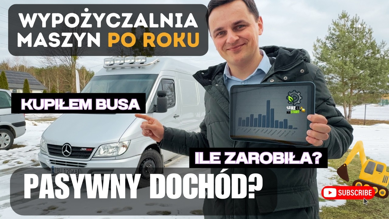 Wypożyczalnia Maszyn - Pasywny dochód? Wnioski po roku. Ile zarobiłem?