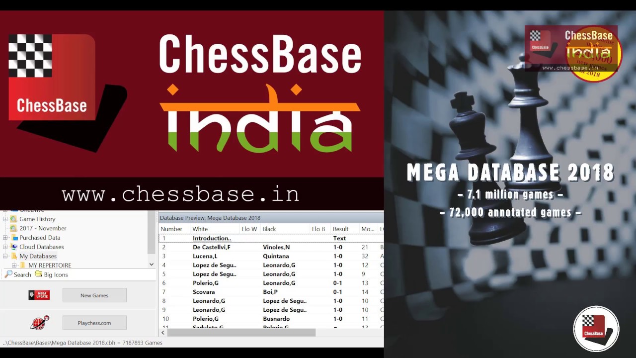 Player search in ChessBase 14