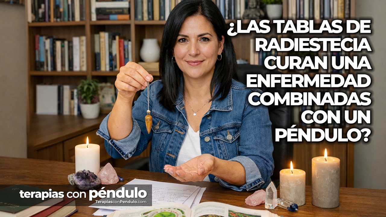¿UN PÉNDULO Y LAS TABLAS DE RADIESTESIA AYUDAN A CURAR ENFERMEDADES? ¿QUÉ HACEN O PARA QUE SIRVEN?