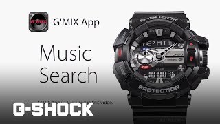 G-SHOCK GBA-400 - Music Search with G'MIX App v1.0 screenshot 1