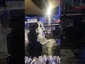 Ice carving at Kings Island's Winterfest.