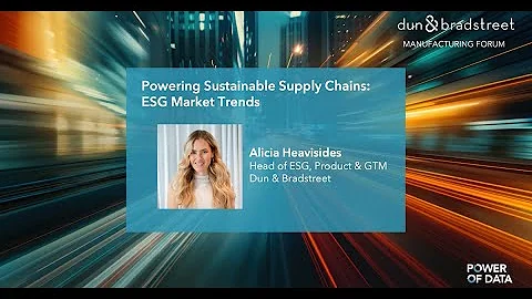 Powering Sustainable Supply Chains: Driving ESG Impact Through Data