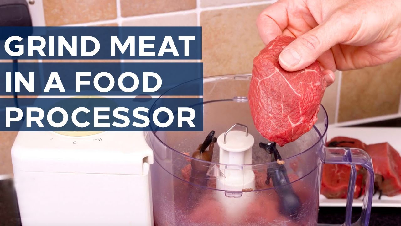 How To Mince Meat With A Food Processor 