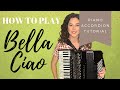 [Accordion Tutorial] Bella Ciao - EASY song for beginners