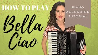 Video thumbnail of "[Accordion Tutorial] Bella Ciao - EASY song for beginners"