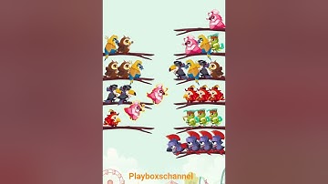 🐦 BIRD SORT 2 COLOR PUZZLE _ LEVEL 16