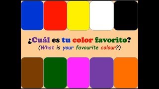 ¿CUÁL ES TU COLOR FAVORITO? (What's your favourite color?) SPANISH SONG (Rap) - Learn Spanish.