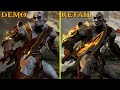 God of War 3 E3 2009 Demo vs Retail PS3 Graphics Comparison