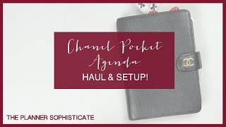 Chanel Pocket Agenda Haul &amp; Setup