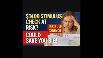 $1400 Stimulus Check at Risk? IRS Rule Change Could Save You BIG! (TAS Act Explained)