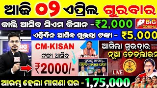 Todays Morning News Odisha02 April 2026Subhadra Yojana Online Apply Processodisha News Today.