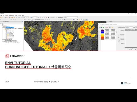 ENVI Tutorial : Burn Indeces (산불피해지수)