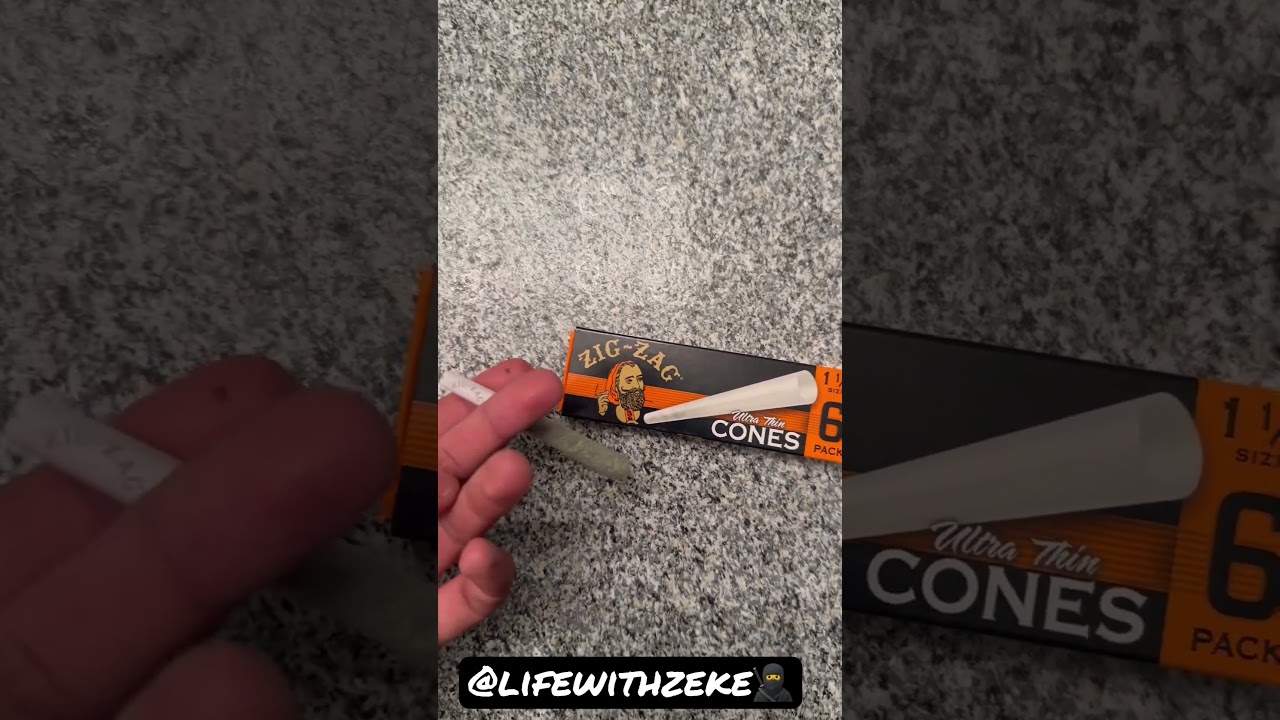 ZIG ZAG💨|| ULTRA THIN CONES🍊|| Smoke The Right Way🍁||