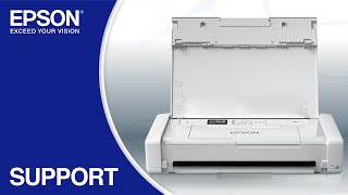 Epson WorkForce EC-C110 | Wireless Setup Using the Control Panel