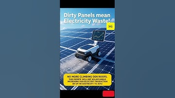 “Next-Gen Solar Panel Cleaning Robot ☀️ | Boost Energy Efficiency & Save Time!” #roboticcleaner