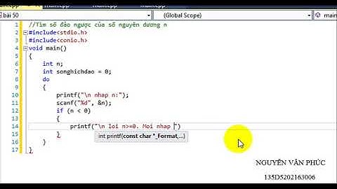 Bài 50 Hãy tìm số đảo ngược của số nguyên dương n