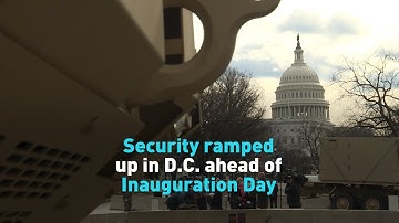 D.C. increases security ahead of Biden inauguration