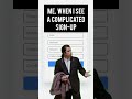 Make signup easy again