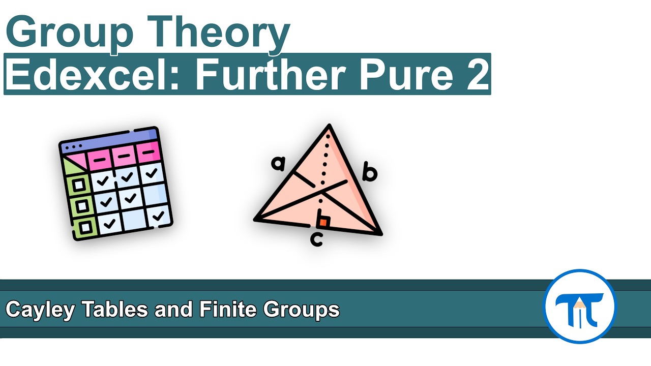 A Level Further Maths | Further Pure 2 | Cayley Tables and Finite Groups