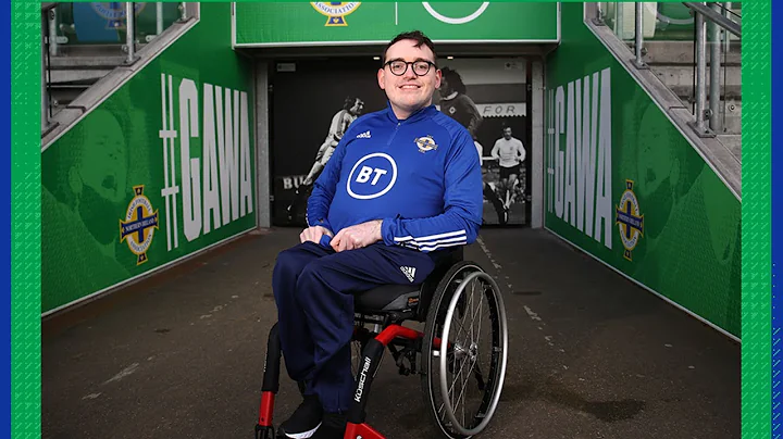 NI fan Irish FA's Disability Access Officer Jason ...