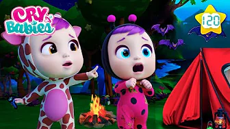 There’s a Monster in the Woods ? Cry Babies Camping 👻 | Cry Babies Magic tears| Cartoon in English