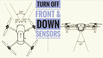 DJI Mavic Pro how to Turn off front and bottom sensors (links bellow)