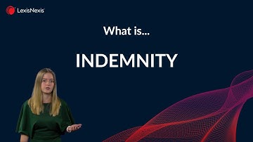 Indemnity - Legal Definition