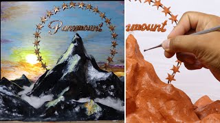 Paramount Pictures Logo Diorama Sculpting Timelapse