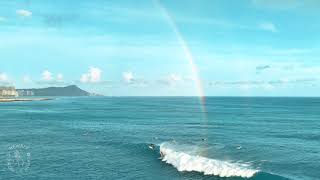 Summer Surf Part.3 //  Magic Hour Surfing with Rainbow🌈