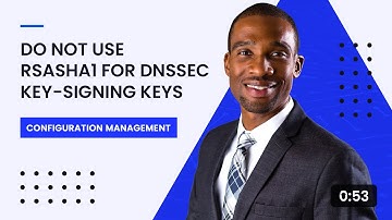 Do Not Use RSASHA1 for DNSSEC Key-Signing Keys