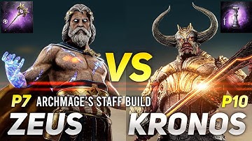 Zeus P7 VS Kronos P10~w/Archmage’s Staff | Max melee & elemental, %90 range resists|Dawn of Titans