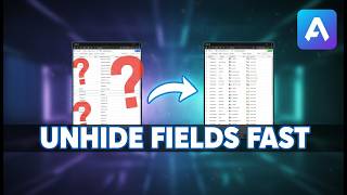 Unhide Fields In Airtable [Shortcut]