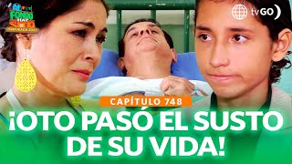 Al Fondo Hay Sitio 12: Oto burst into tears when he saw Miguel Ignacio dead (Episode 748)