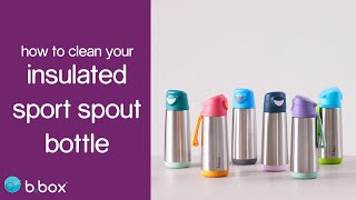 how to clean your insulated sport spout bottle