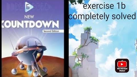 new countdown book 6 second edition chapter 1 exercise 1b. completely solved.