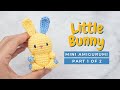 How to crochet a bunny quick little easter bunny amigurumi tutorial pattern part 1