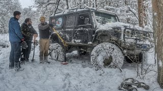 PAJERO SPORT и DEFENDER - Предновогодний Танковый полигон / Overshtag4x4