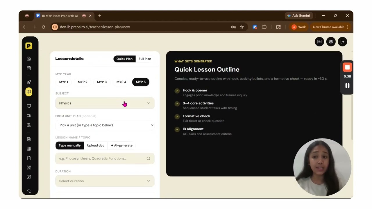 Lesson Planner · demo thumbnail