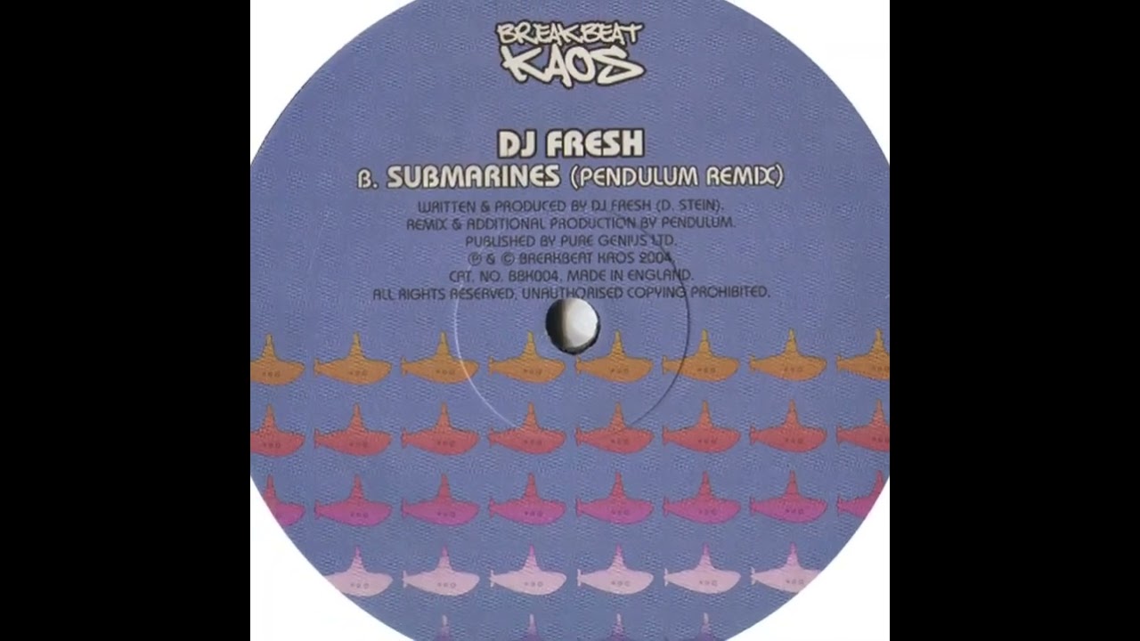 Dj Fresh - B.  Submarines (Pendulum Remix) 2004 🇬🇧