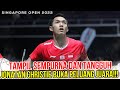 Singapura Open 2022, Tampil Tangguh Jonatan Christie Buka Peluang Juara!!