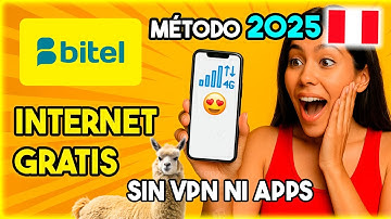 Internet Gratis BITEL Perú sin VPN ✅ Método 2025 (Funcionando)