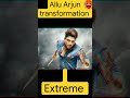 allu arjun transformation