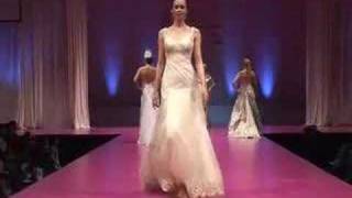 Wedding dress catwalk parade