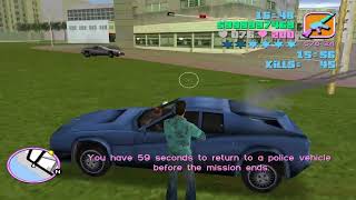 TOMMY ESCAPES FROM THE COPS #GTAViceCity