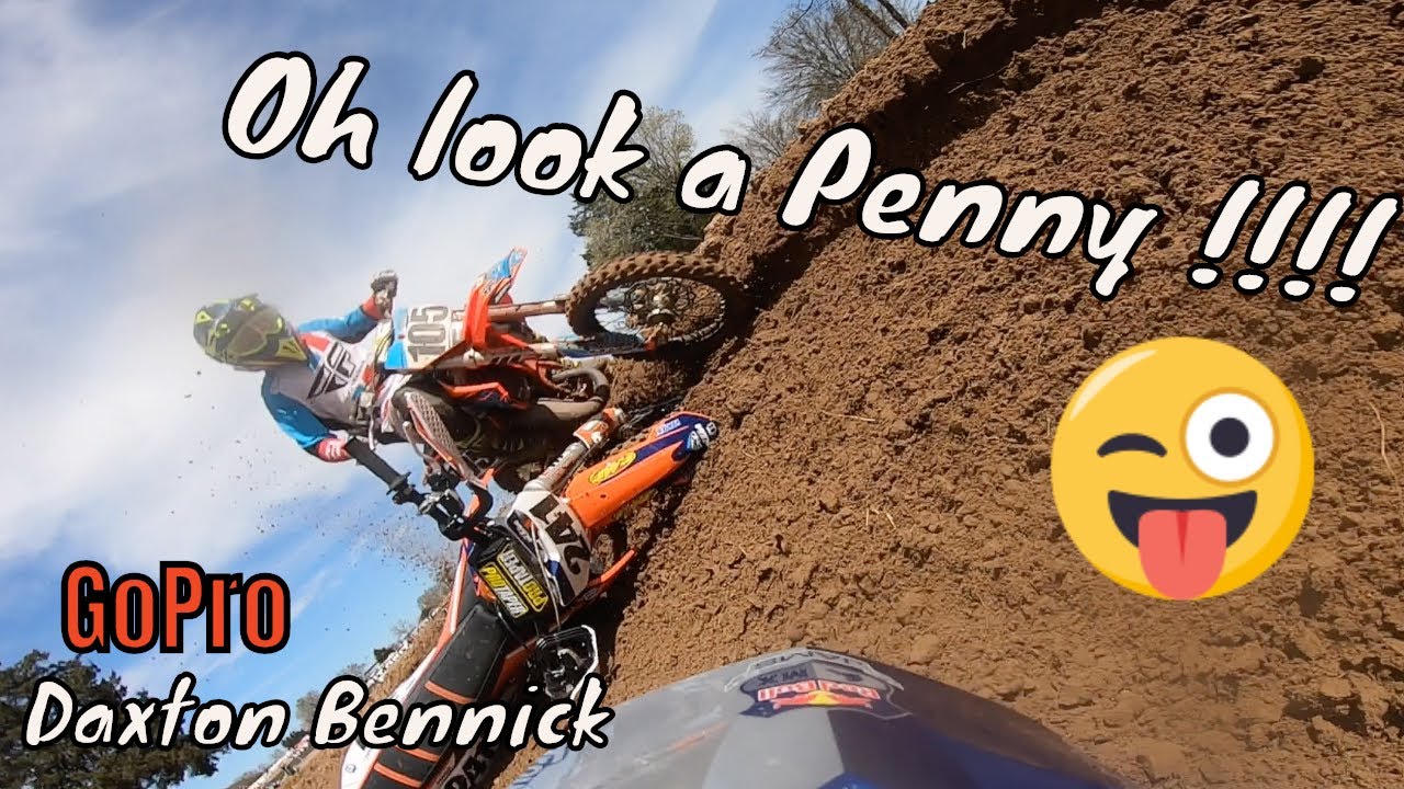 GoPro : Daxton Bennick Crashed  at Spring a Ding Ding racing Ryder Difrancesco and Mark Fineis 2019