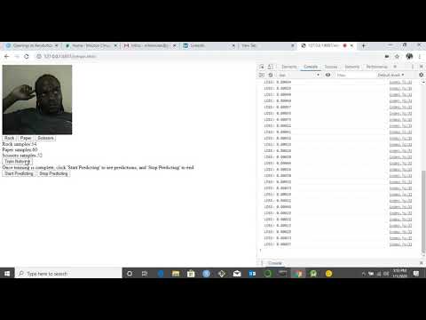 Rock Paper Scissors in Java (Tensorflow.Js)