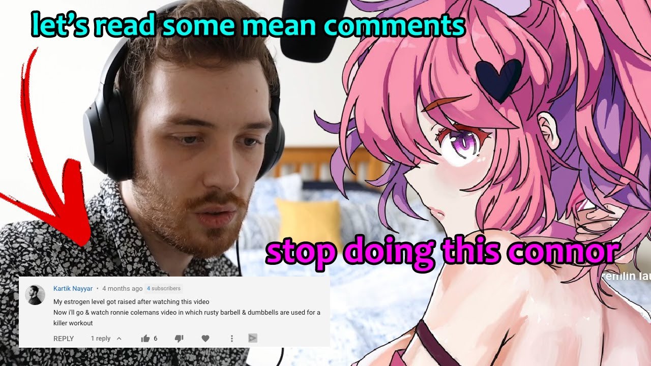 CDawgVA reading mean comments with iromouse