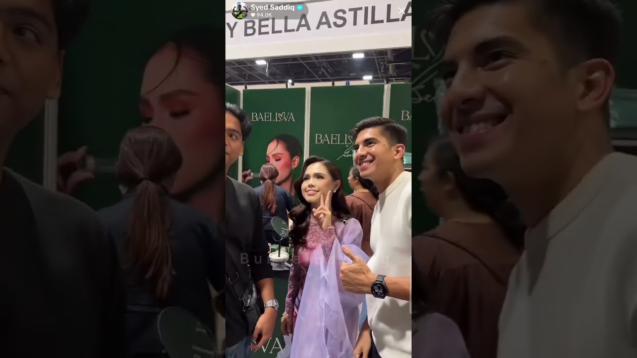 Syed Saddiq & Bella Astillah Melayan Peminat Sampai Tutup Kedai di Absolut Bazaar Brunei 