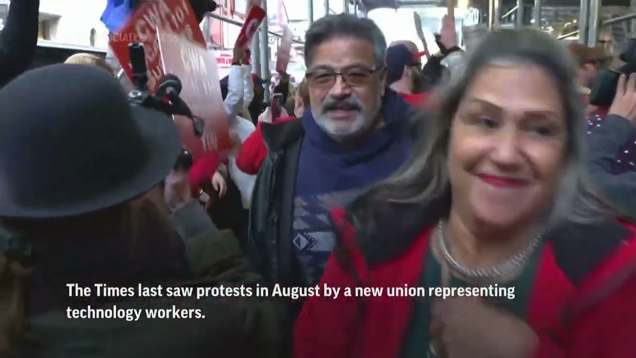 NY Times journalists, other workers on strike