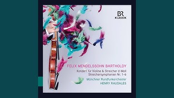 String Symphony No. 1 in C Major, MWV N 1: I. Allegro